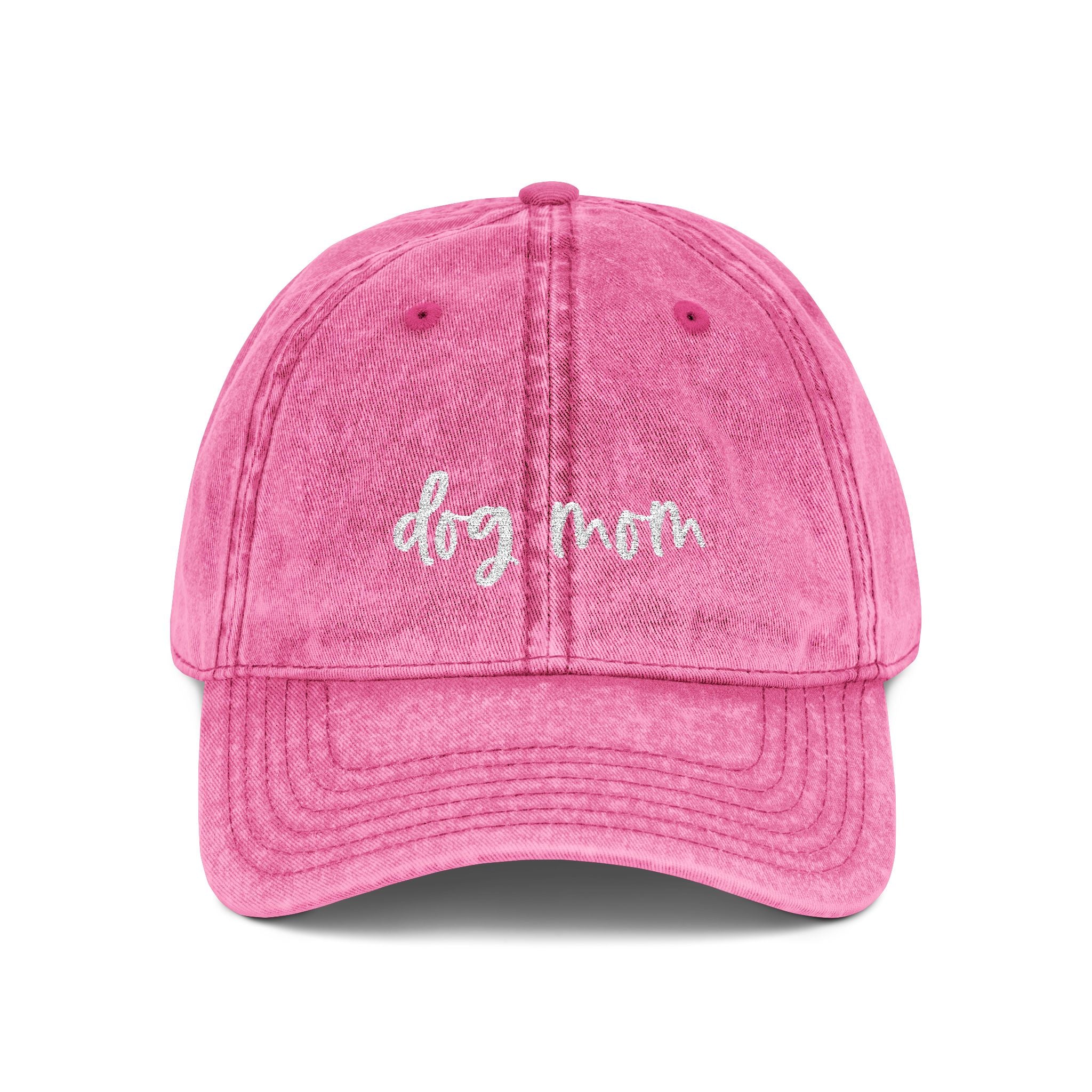 Dog Mom Classic Vintage Embroidered Hat