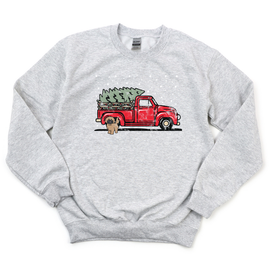 Shih Tzu Holiday Truck Crewneck