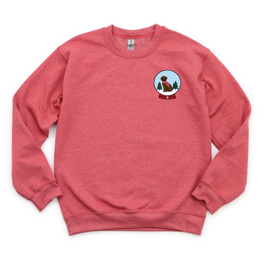 Lab Snow Globe Crewneck