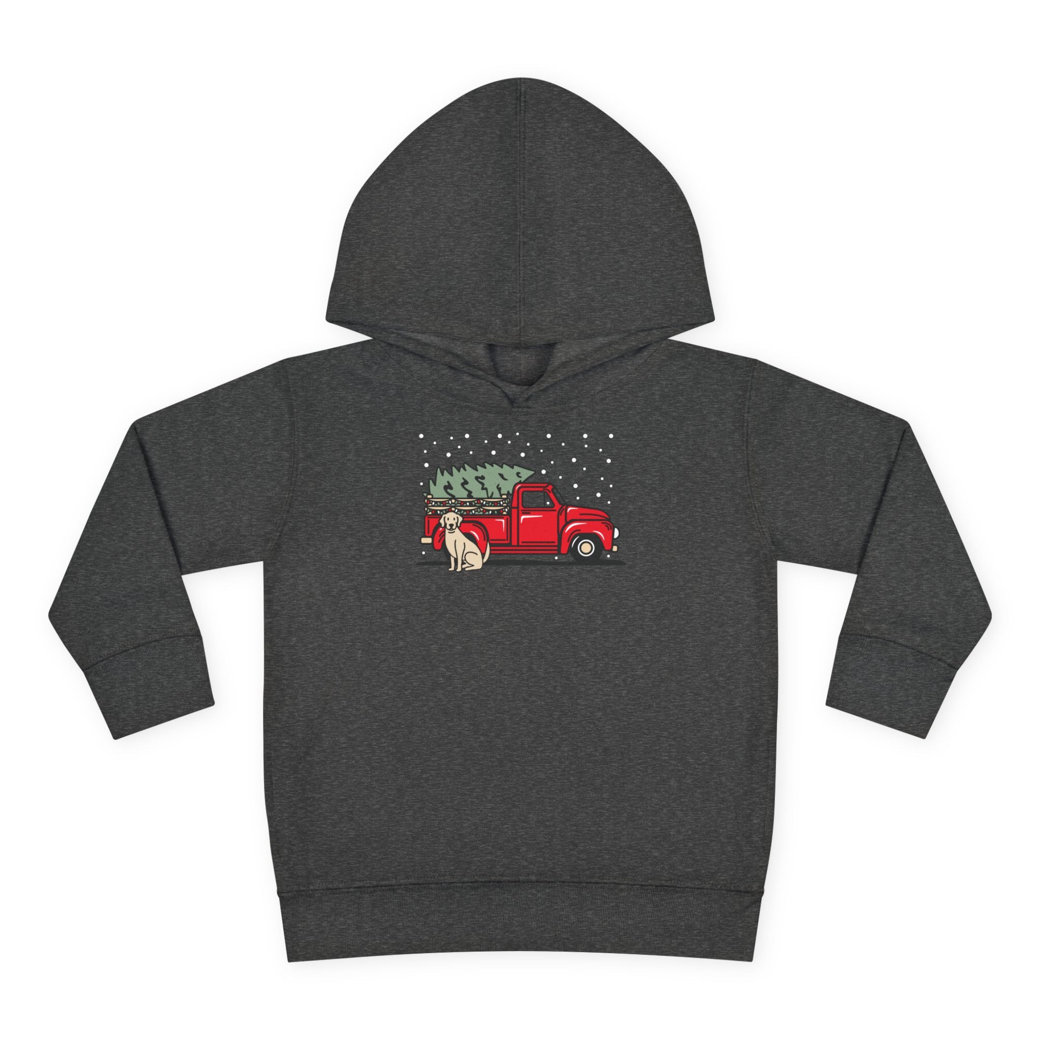 Add Your Dogs Christmas Truck Toddler Hoodie