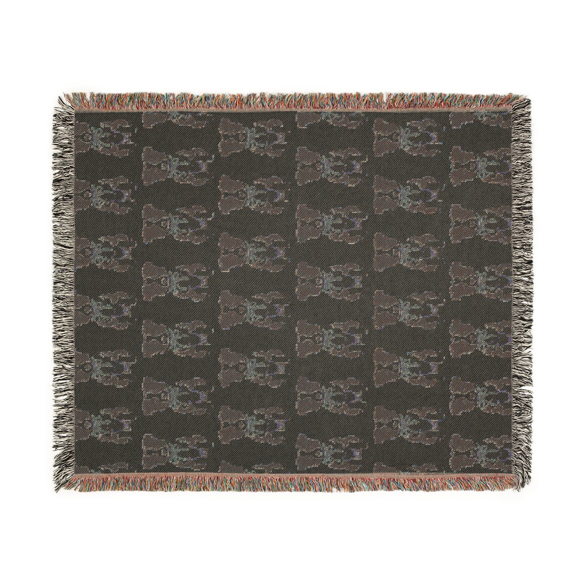 Border Collie Woven Blanket