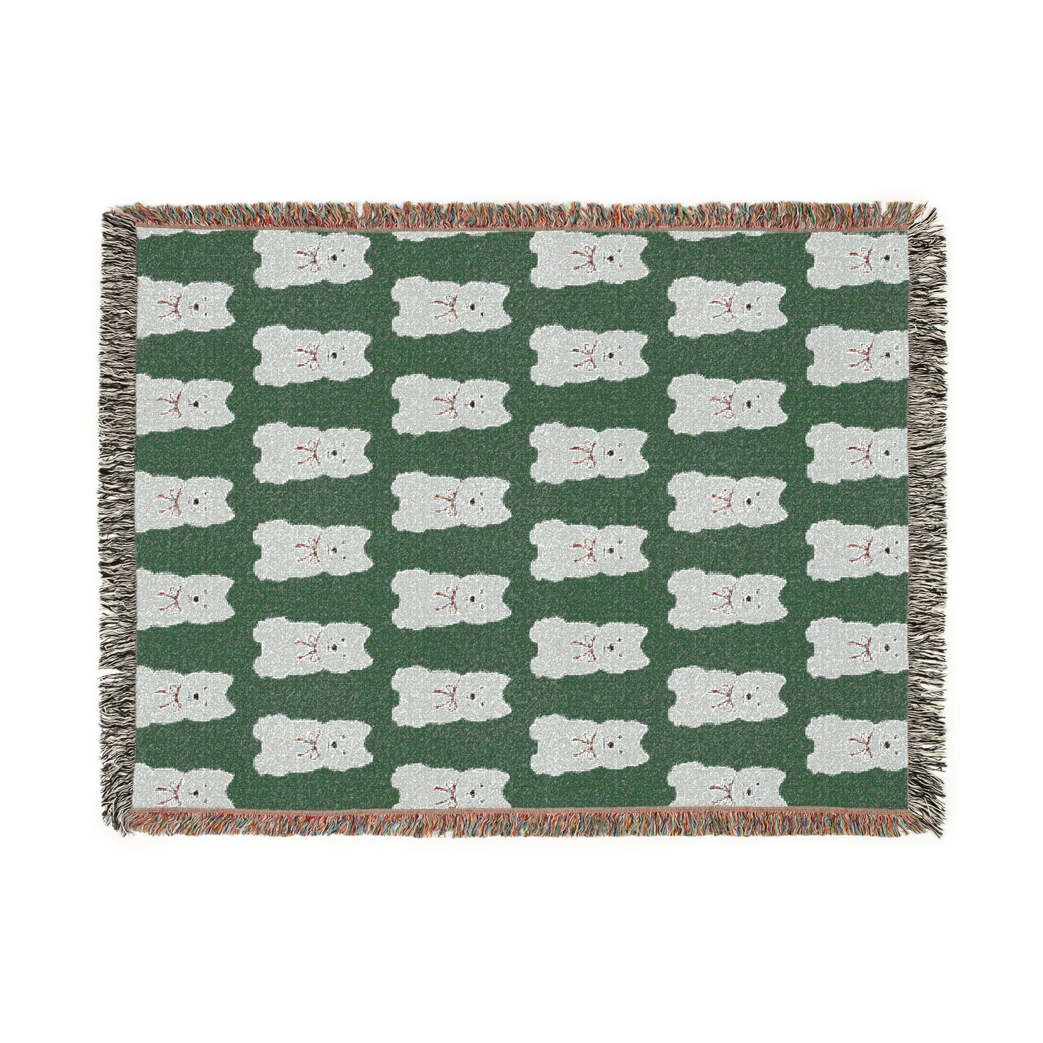 Samoyed Woven Blanket