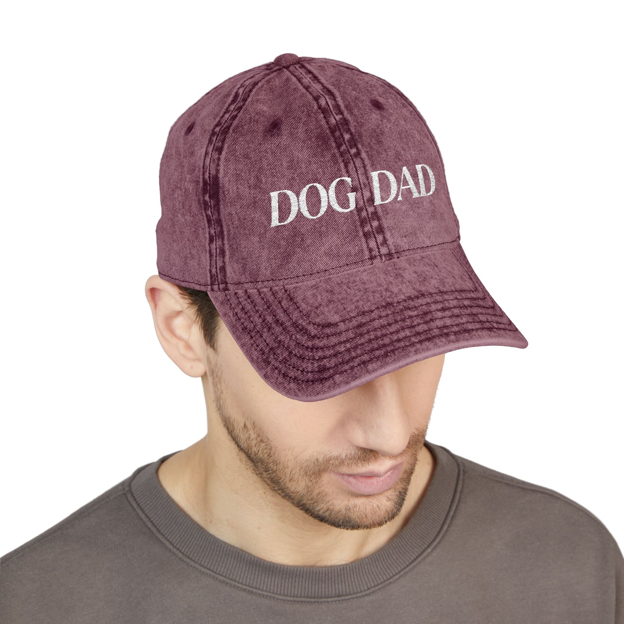 Dog Dad Vintage Embroidered Hat
