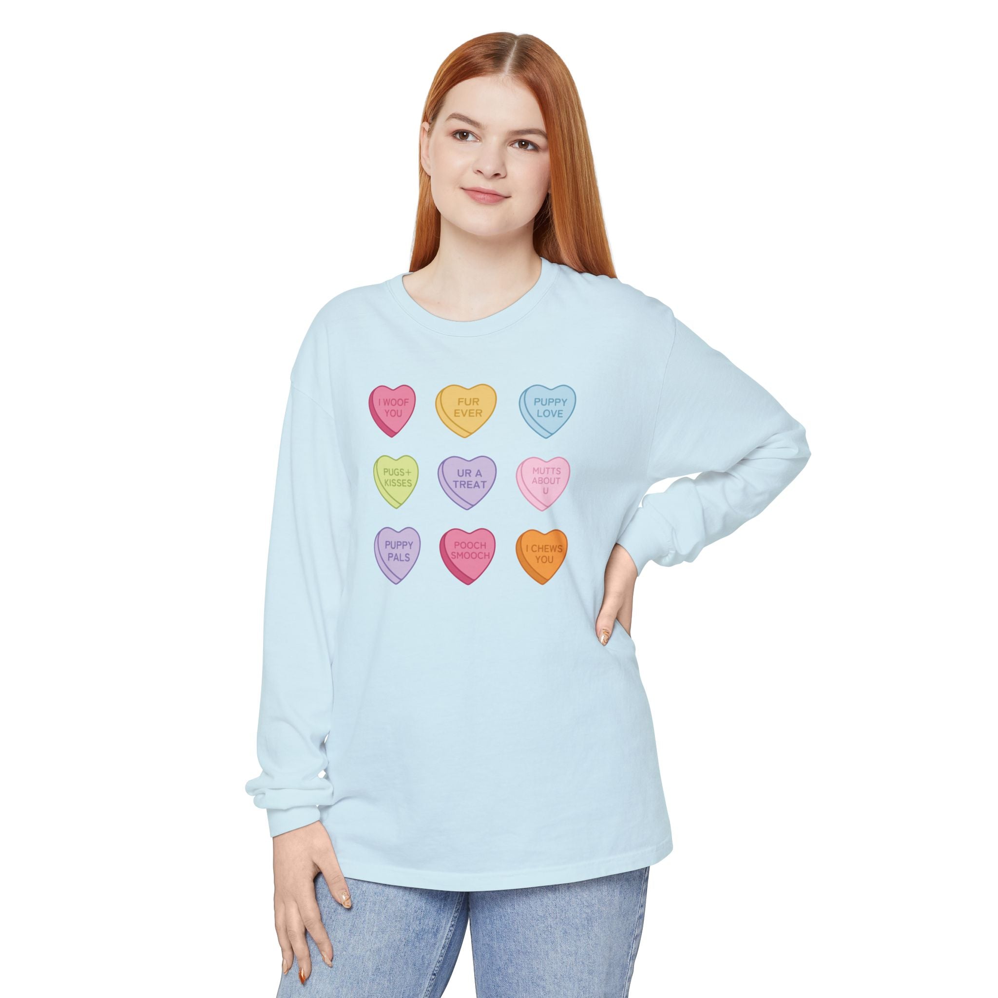 Candy Hearts Long Sleeve Tee