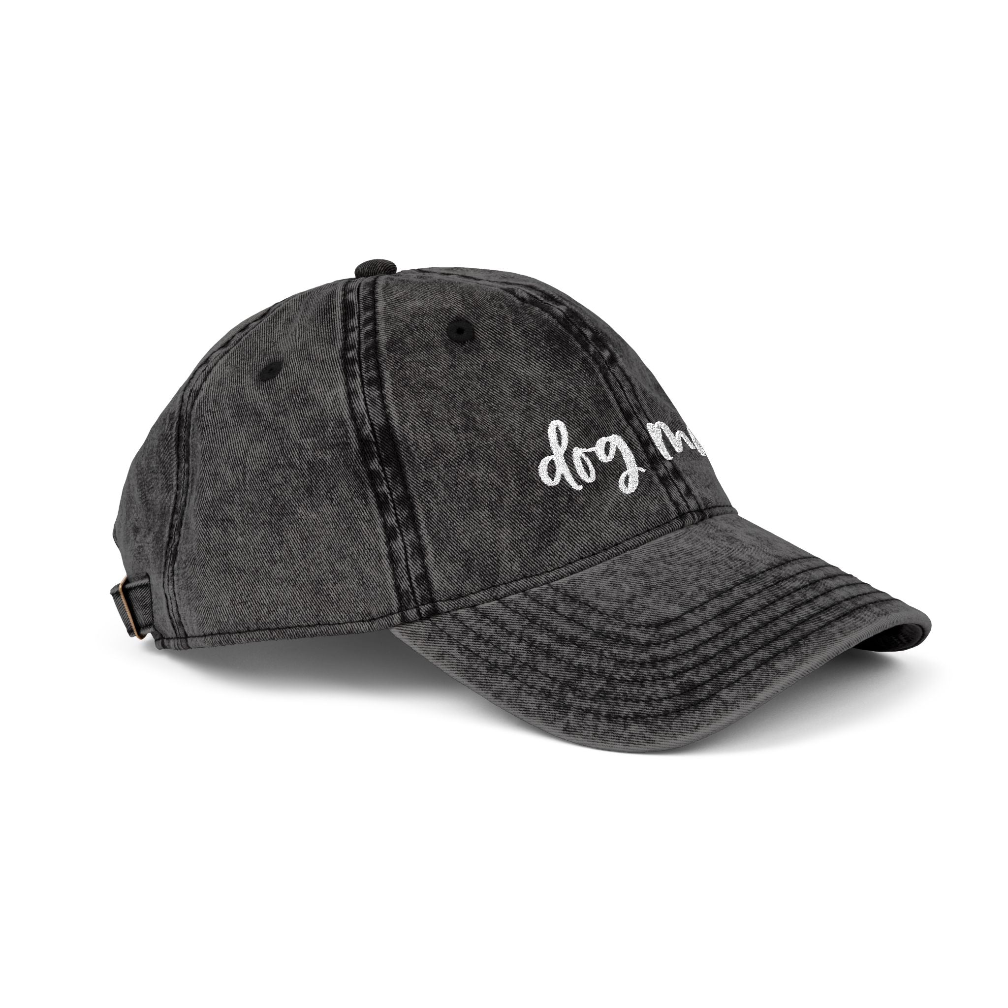 Dog Mom Classic Vintage Embroidered Hat