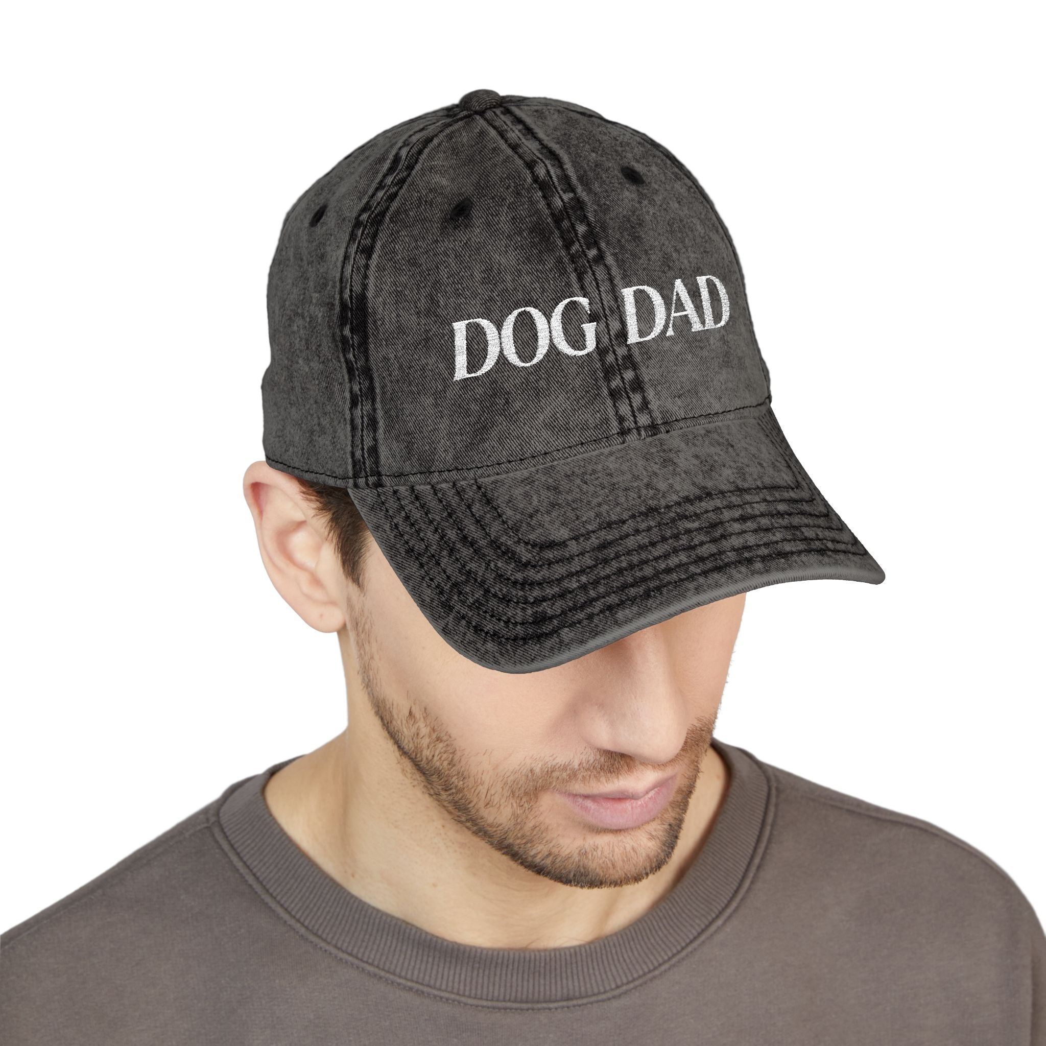 Dog Dad Vintage Embroidered Hat