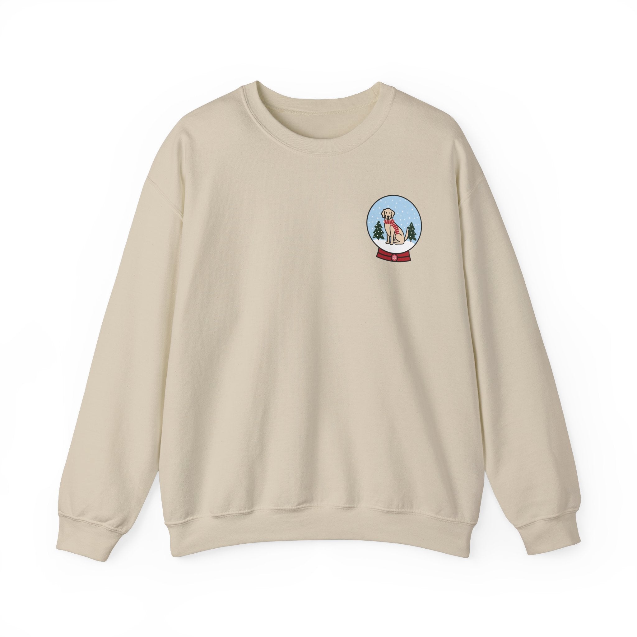 Add Your Dog Snowglobe Sweatshirt