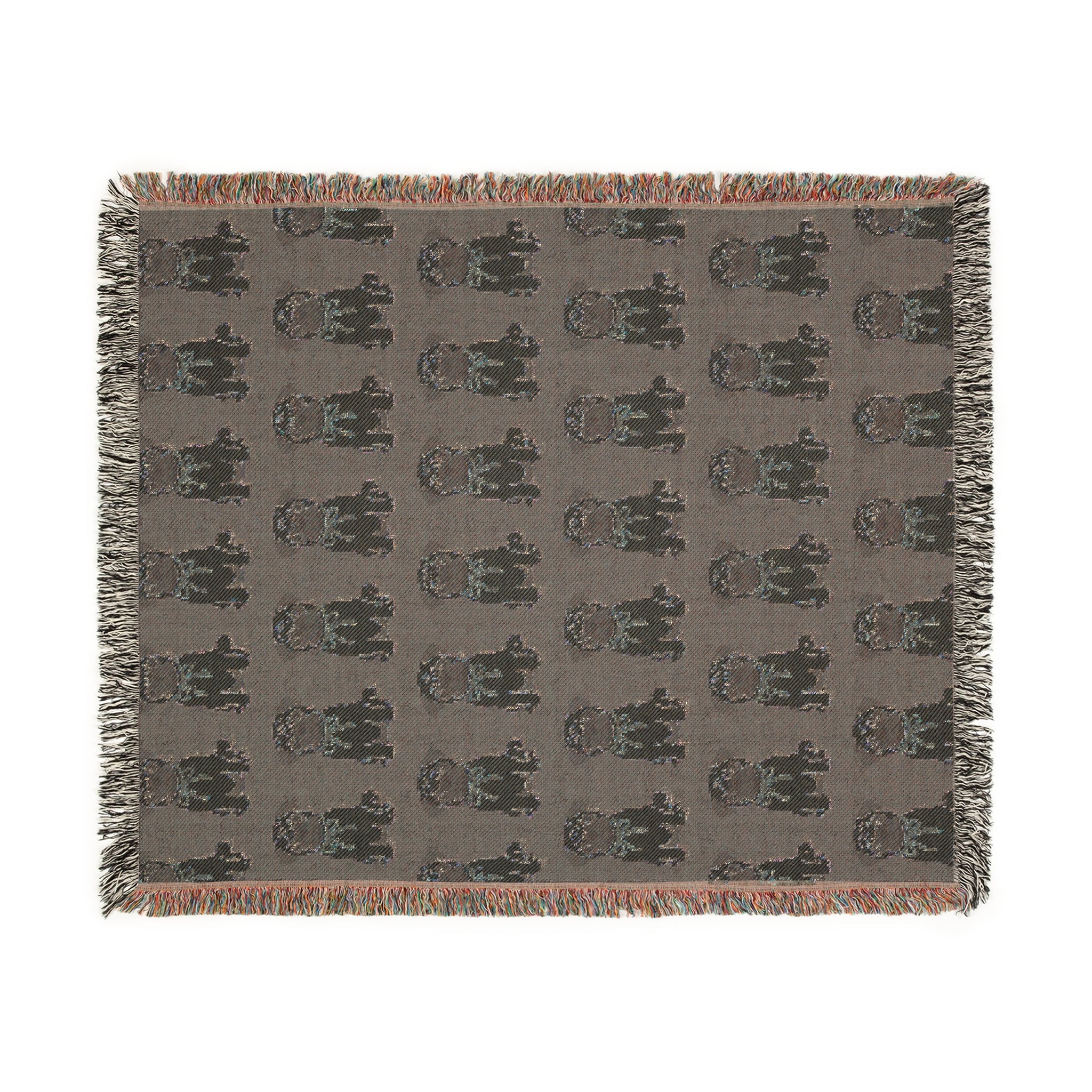 Pug Woven Blanket