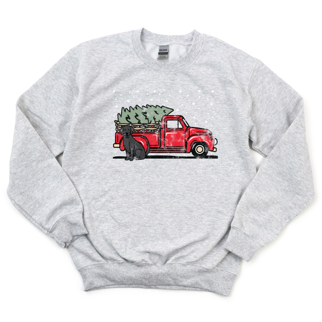 Lab Holiday Truck Crewneck