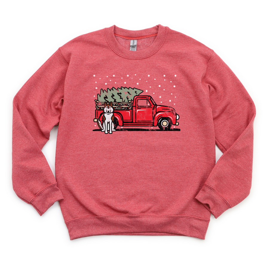 Husky Holiday Truck Crewneck