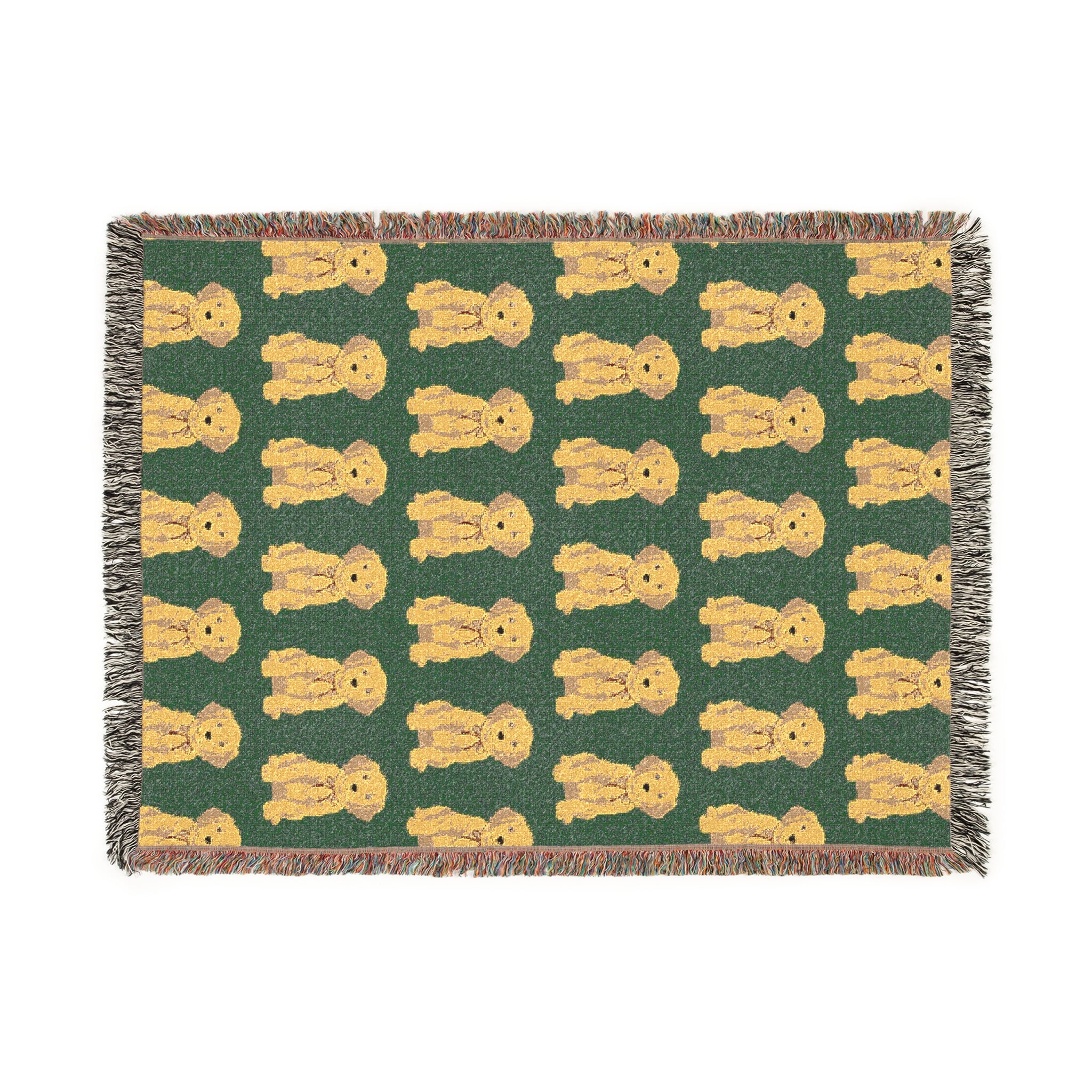 Golden Retriever Woven Blanket