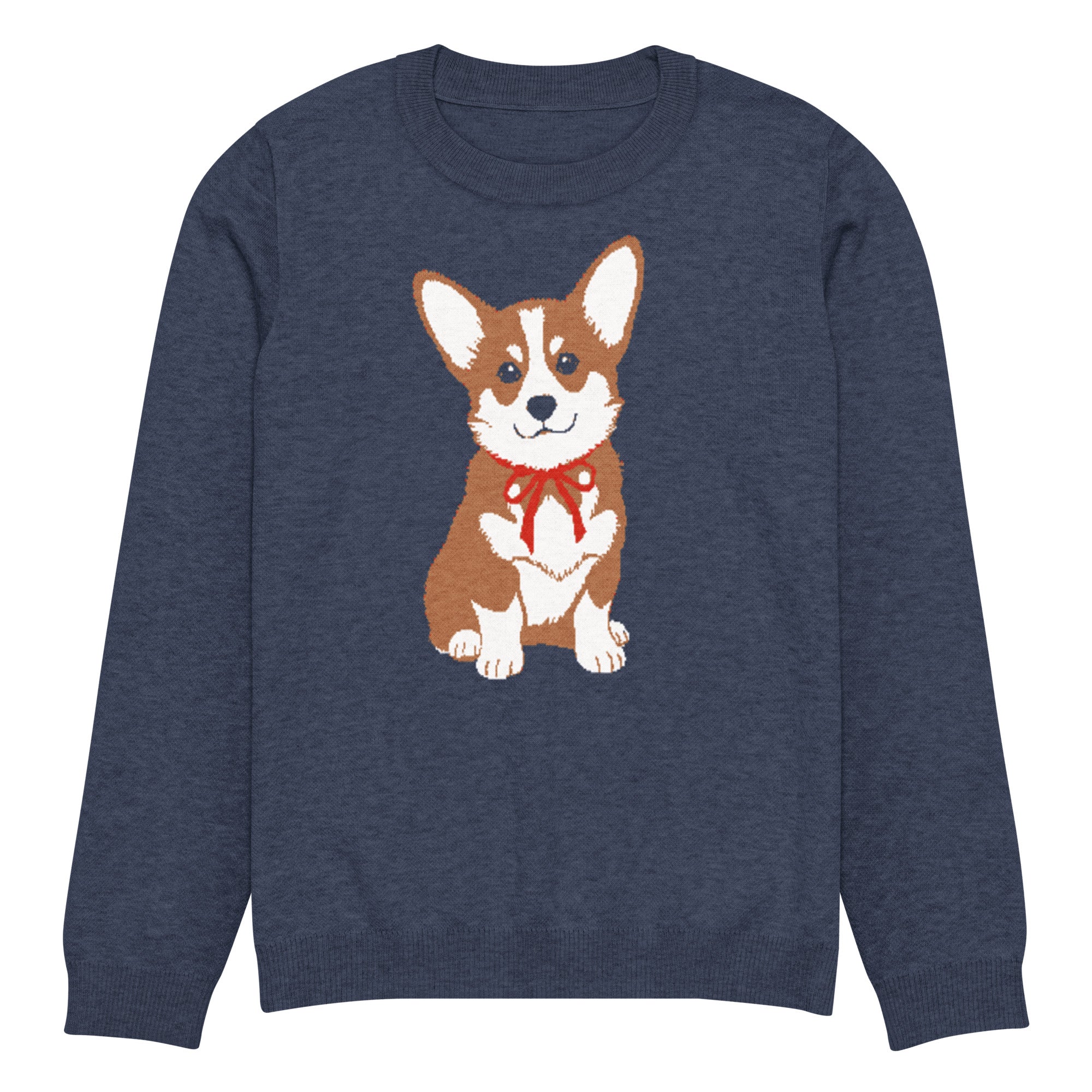CORGI CHUNKY 8PLY LINEN SWEATER コーギ ニット Corgi Knit Sweater – The Dog Mom co.
