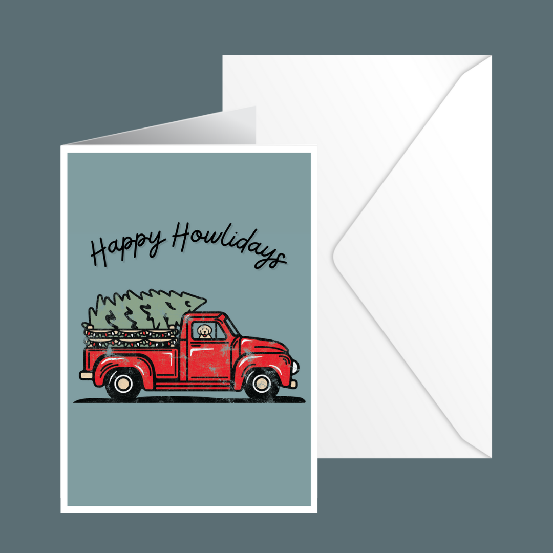 Happy Howlidays Greeting Card