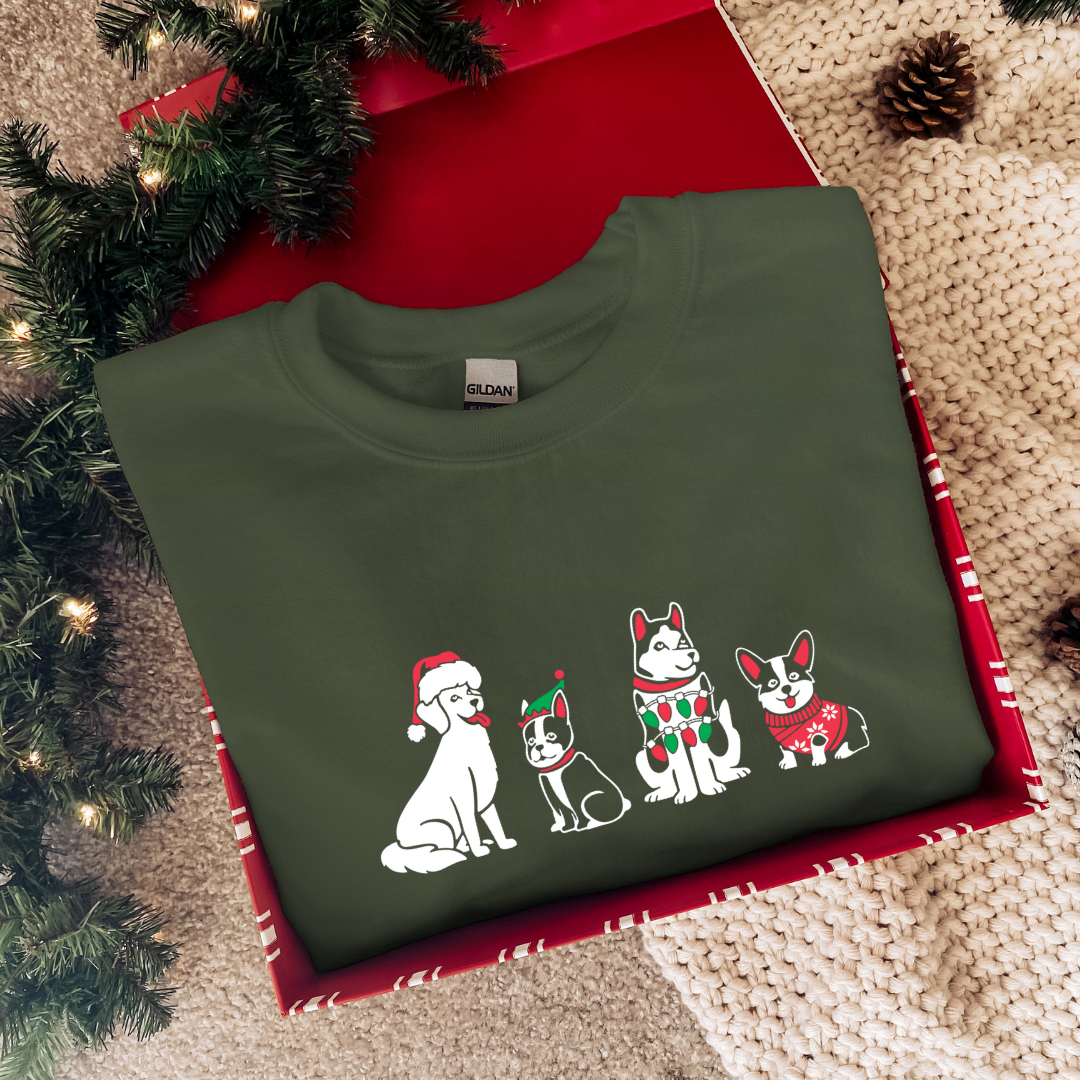 Holiday Dogs Sweatshirt