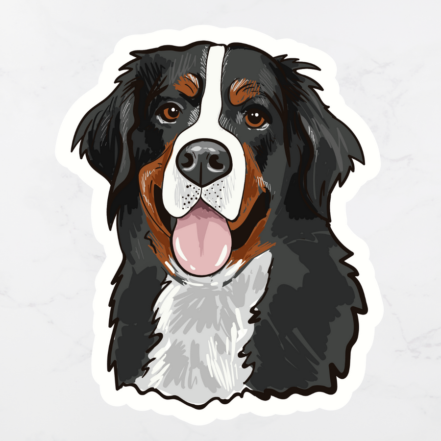 Bernese Mountain Dog Sticker