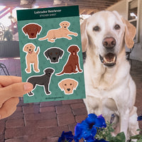 Labrador Retriever Sticker Sheet
