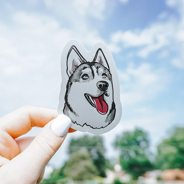 Husky Sticker