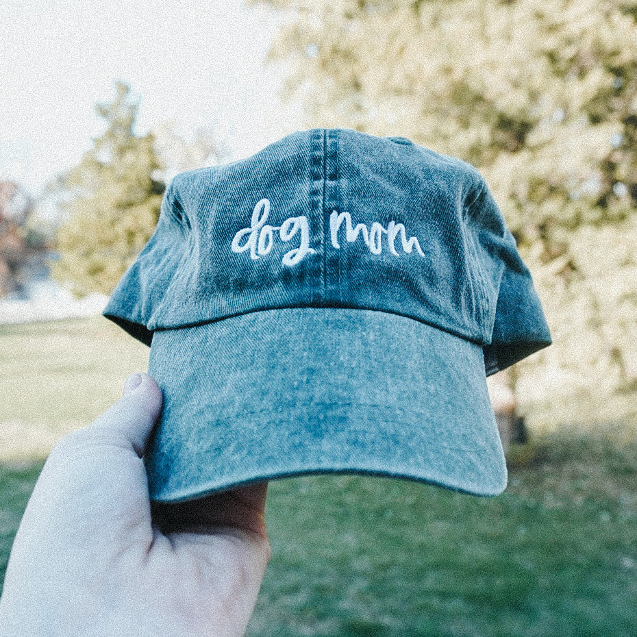 Dark Green Dog Mom Hat