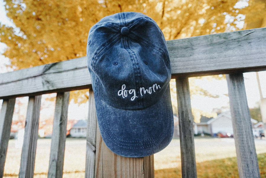 Navy Dog Mom Hat