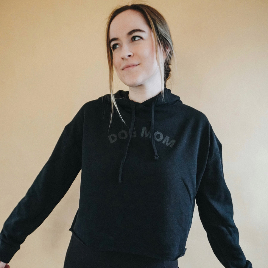 Monochrome Cropped Hoodie