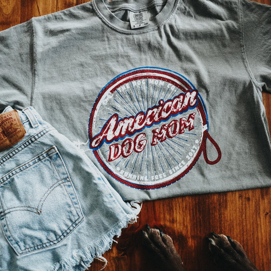 American Dog Mom Tee