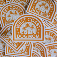 West Coast Dog Mom Sticker
