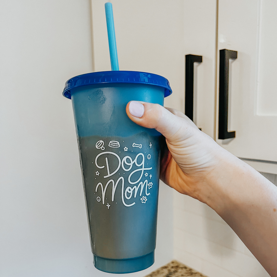 Dog Mom Cold Cup Tumbler
