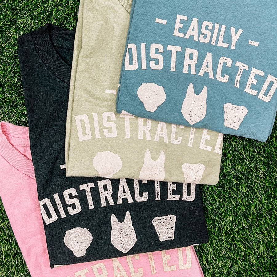 Easily Distracted by Dogs Tee