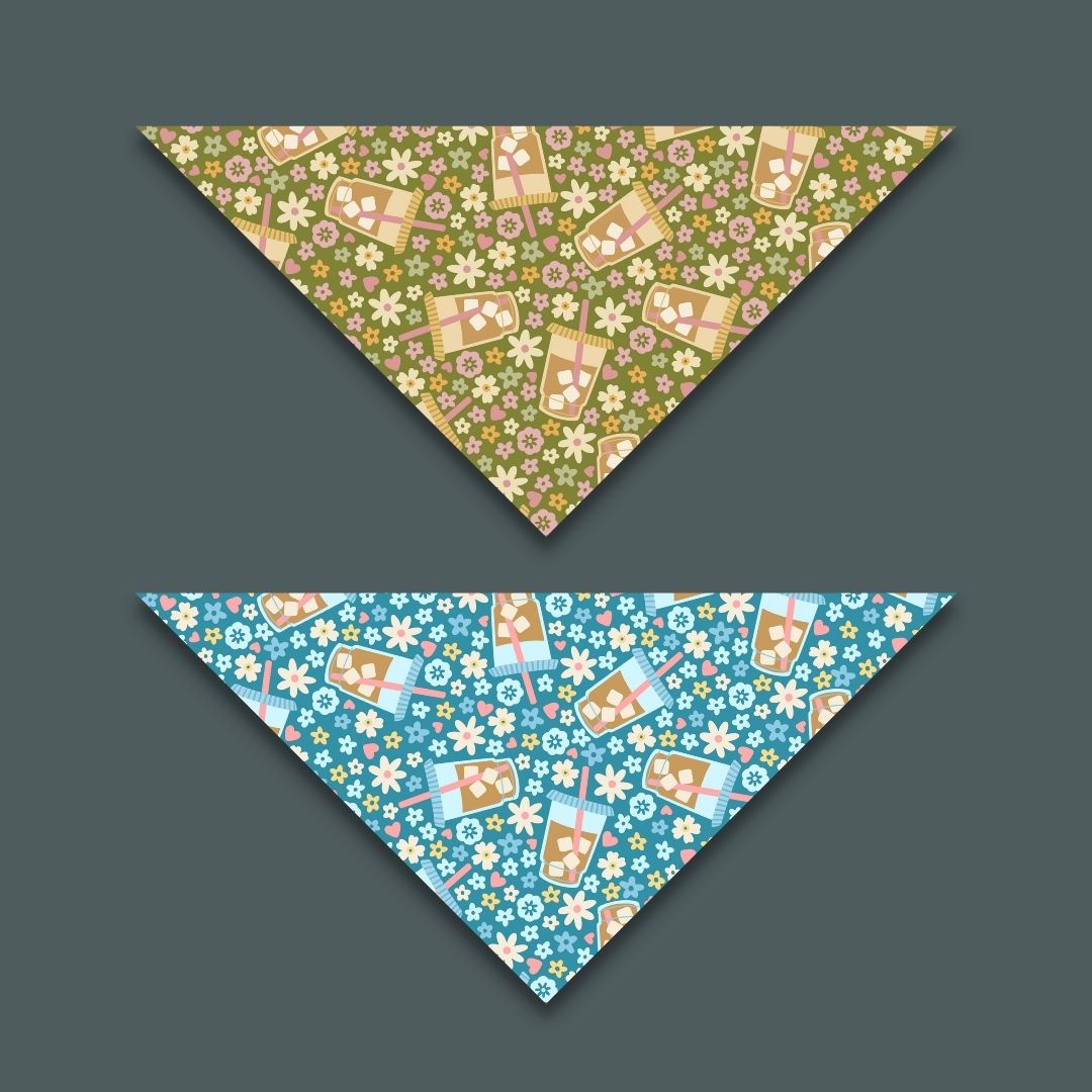 Iced Coffee Active Dog Bandana