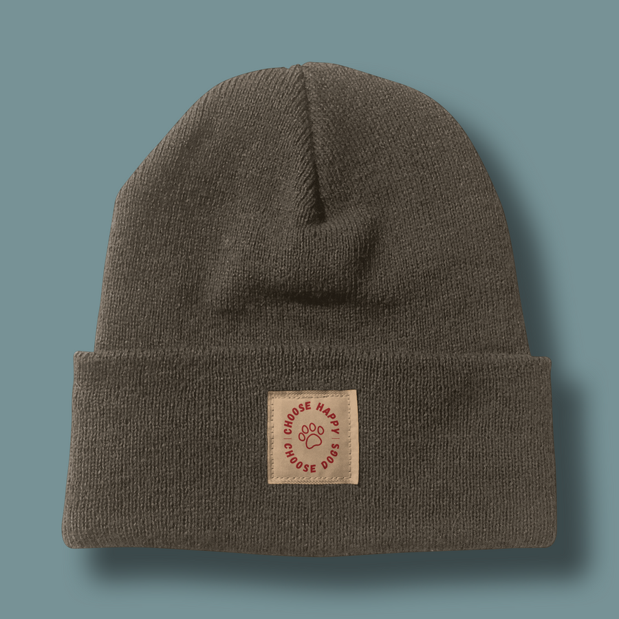 Choose Happy Choose Dogs Beanie
